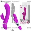 Vibrador 2 motores con masajeador de clitoris
